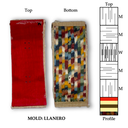 Choose Your Shape and Size! - Colorful Stripes Llanero