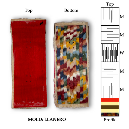 Choose Your Shape and Size! - Colorful Stripes Llanero