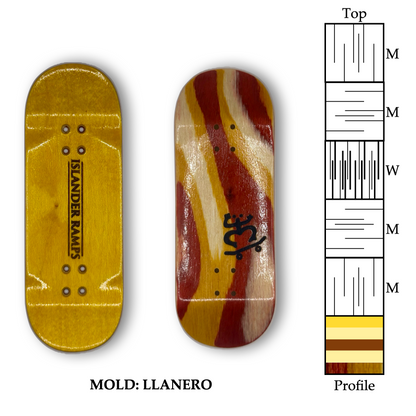 34mm Sunrise Swirl- Llanero Popsicle