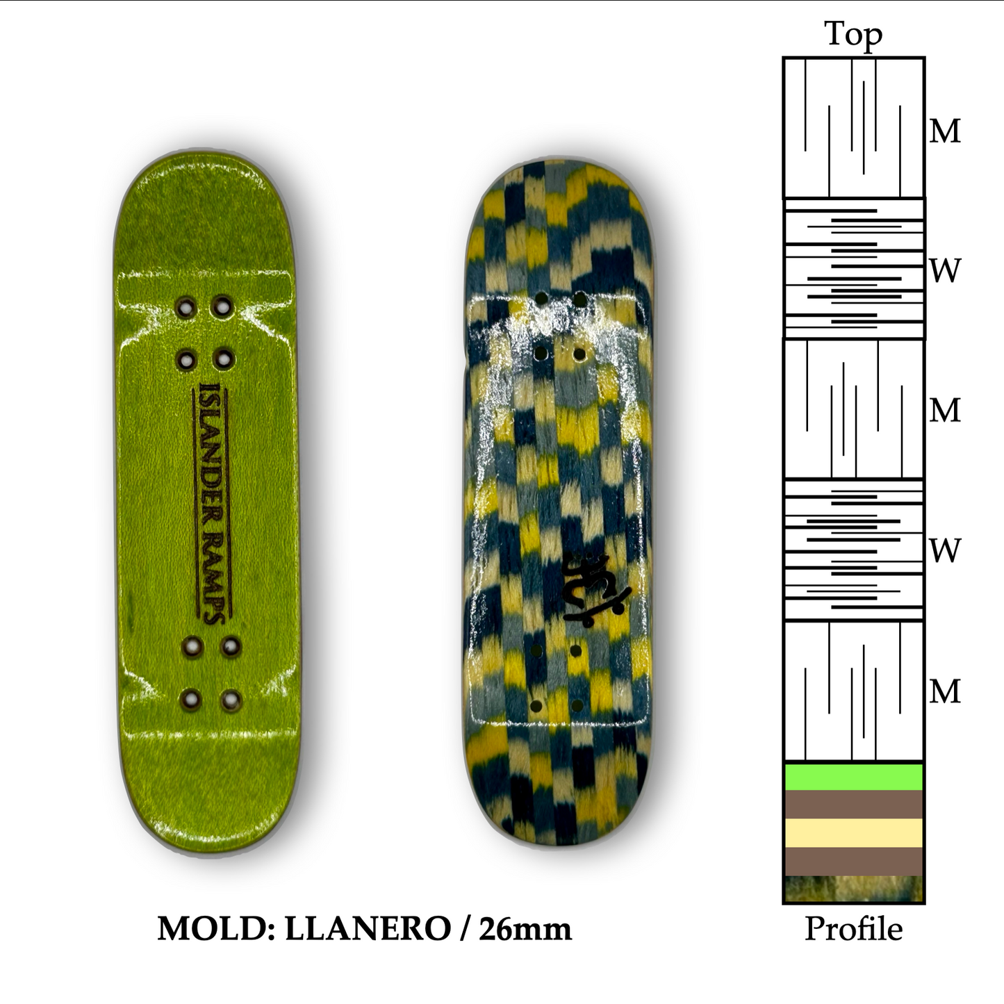 26mm BYW Stripes - Llanero Popsicle