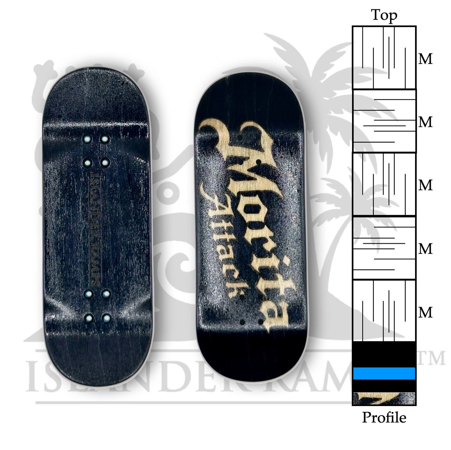 Morita Attack X Islander Ramps Splitply - Choose Your Shape and Size!