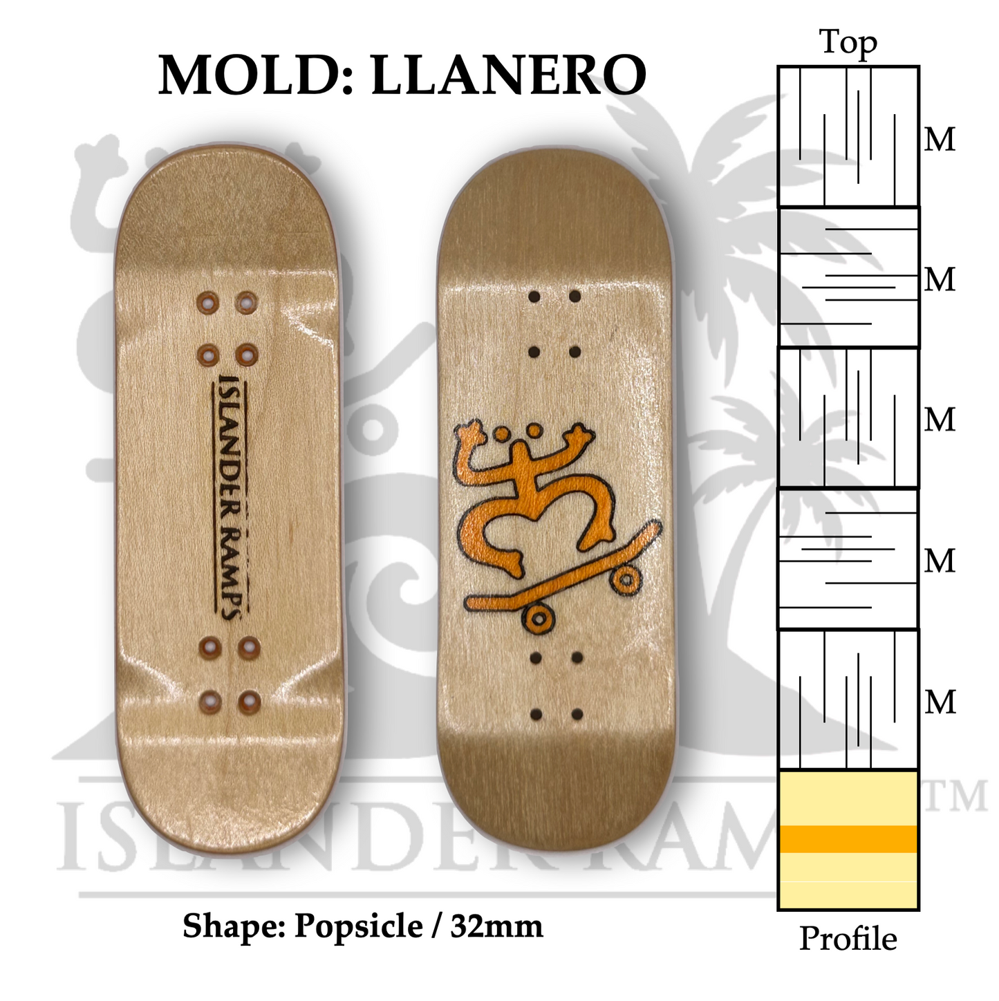 Paco Split - 32 mm Llanero Popsicle (Orange)