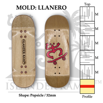 Paco Split - 32 mm Llanero Popsicle (Red)