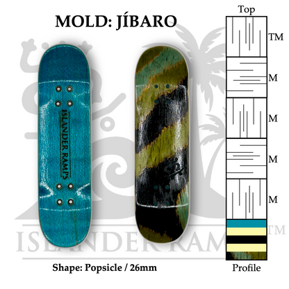 BGB Stripes - 26mm Jibaro Popsicle