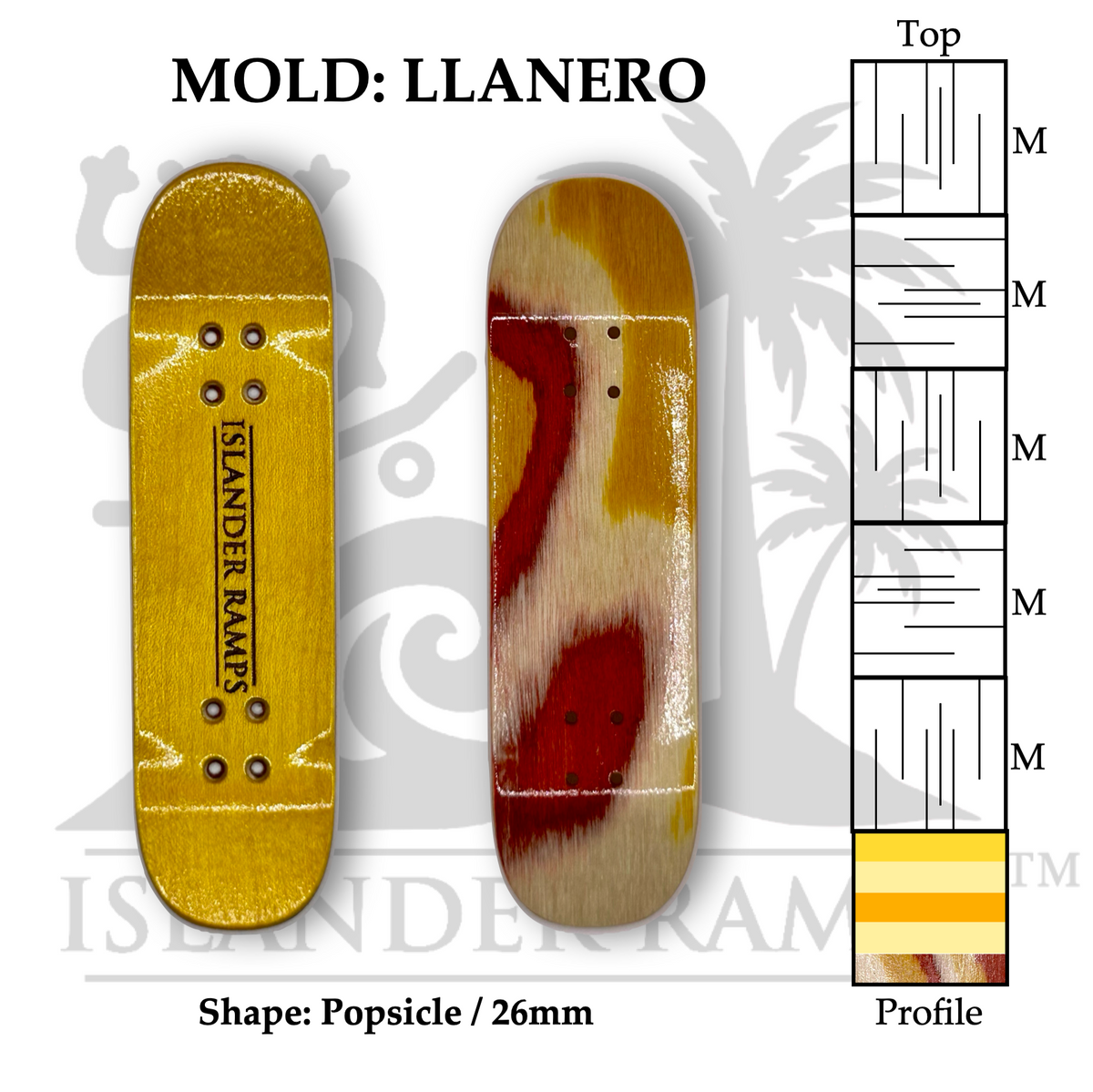Sunrise Stripes - 26 mm Llanero Popsicle