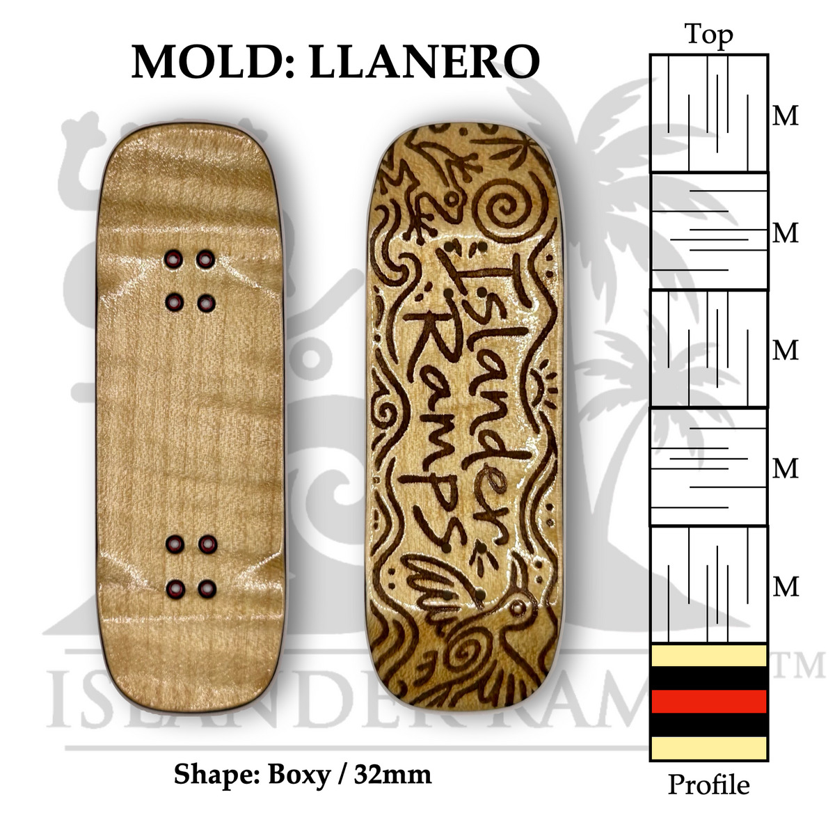 VIBRAS - Natural 32mm Llanero Boxy